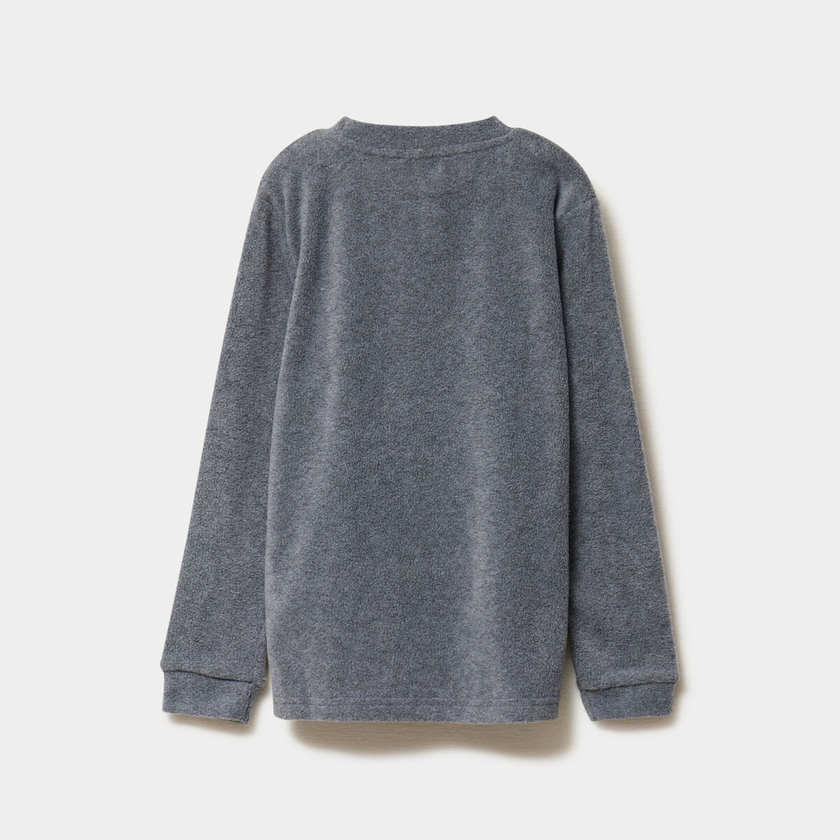 Ensemble pyjama micro polaire 2 pi&egrave;ces gris clair gar&ccedil;on