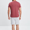 Ensemble pyjama 2 pi&egrave;ces bordeaux homme