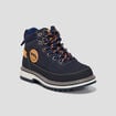 Bottines à lacets bleu marine garçon