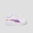 Tennis à lacets Puma Carina 2.0 blanc bébé fille