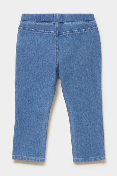 Tregging en jean coton majoritaire denim stone b&eacute;b&eacute; fille