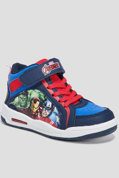Baskets montantes Avengers bleu garçon