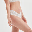 Shorty en dentelle blanc femme