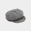 Casquette gavroche gris fonc&eacute; femme