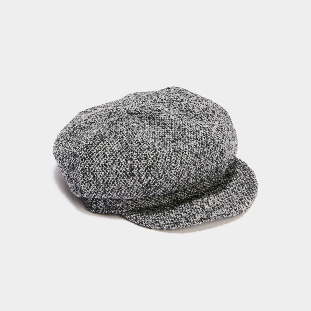 Casquette gavroche gris fonc&eacute; femme