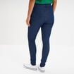 Jegging taille haute denim brut femme