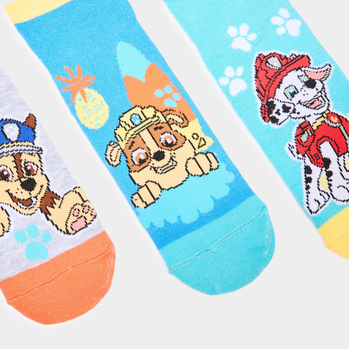 Lot 3 paires chaussettes Paw Patrol multicolore gar&ccedil;on