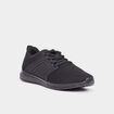 Baskets running à lacets noir homme