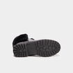 Bottines vernies bords fourrés noir fille