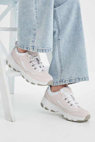 Baskets running mémoire forme Skechers rose femme