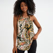 Débardeur encolure américaine multicolore femme