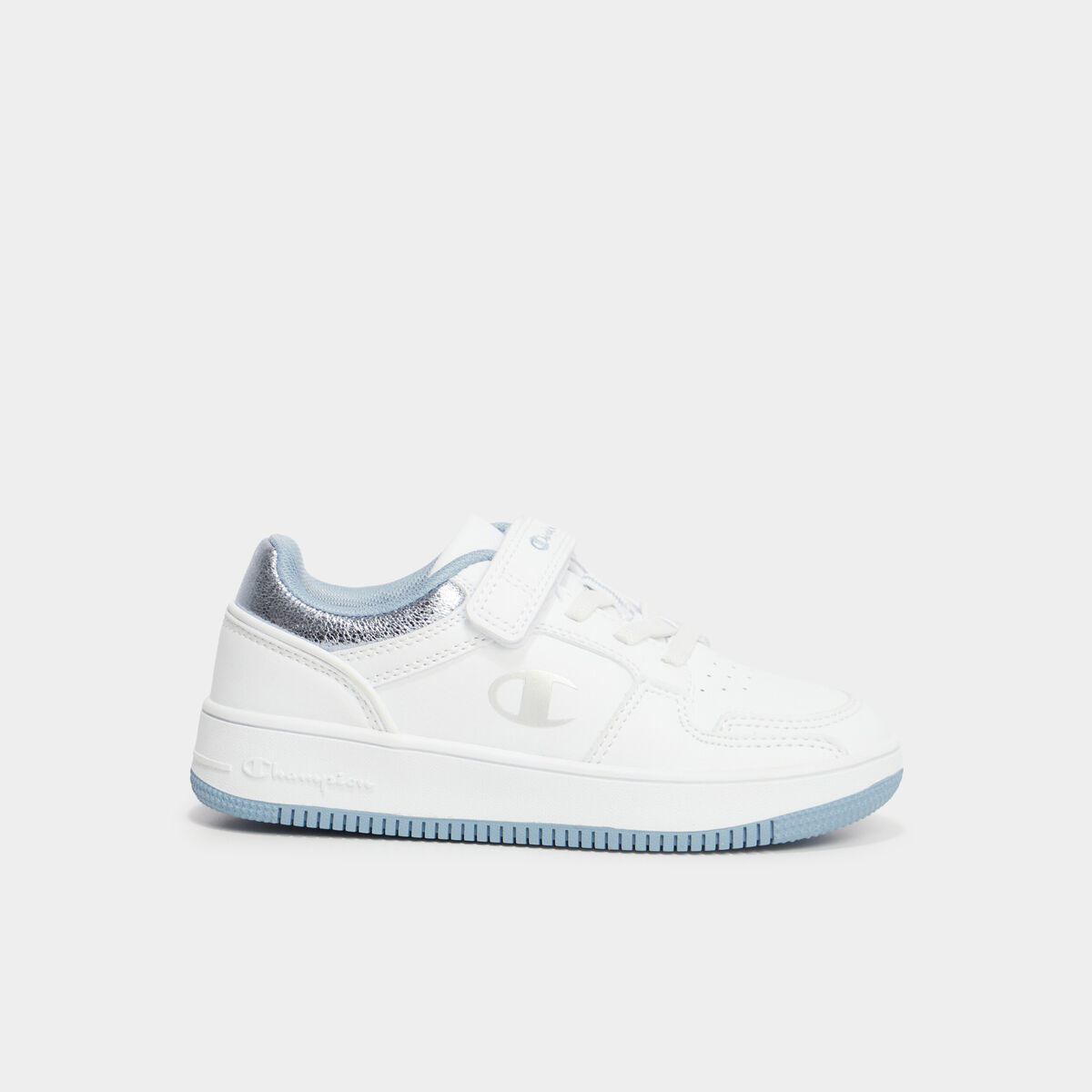 Tennis basses scratchs Champion Foil bleu fille