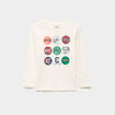 T-shirt manches longues coton ecru gar&ccedil;on