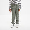 Pantalon regular avec poches vert kaki garçon