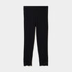 Legging 7/8&egrave;me avec dentelle noir femme