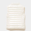 Doudoune l&eacute;g&egrave;re sans manches imperm&eacute;able blanc fille