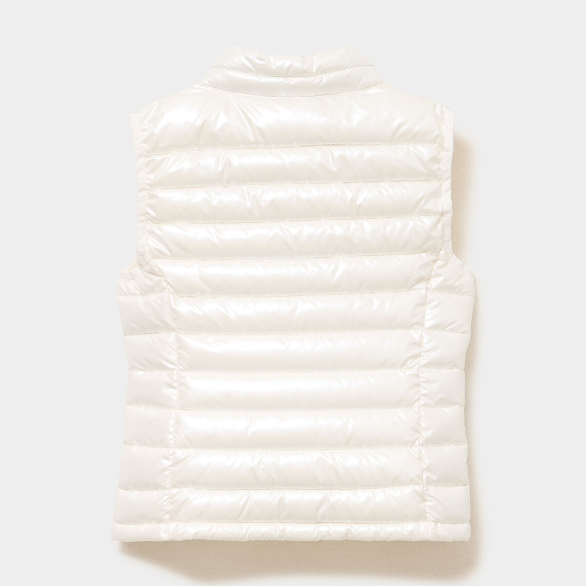 Doudoune l&eacute;g&egrave;re sans manches imperm&eacute;able blanc fille
