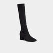 Bottes à talons noir femme