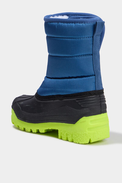 Bottes de neige fourr&eacute;es bleu marine b&eacute;b&eacute; gar&ccedil;on