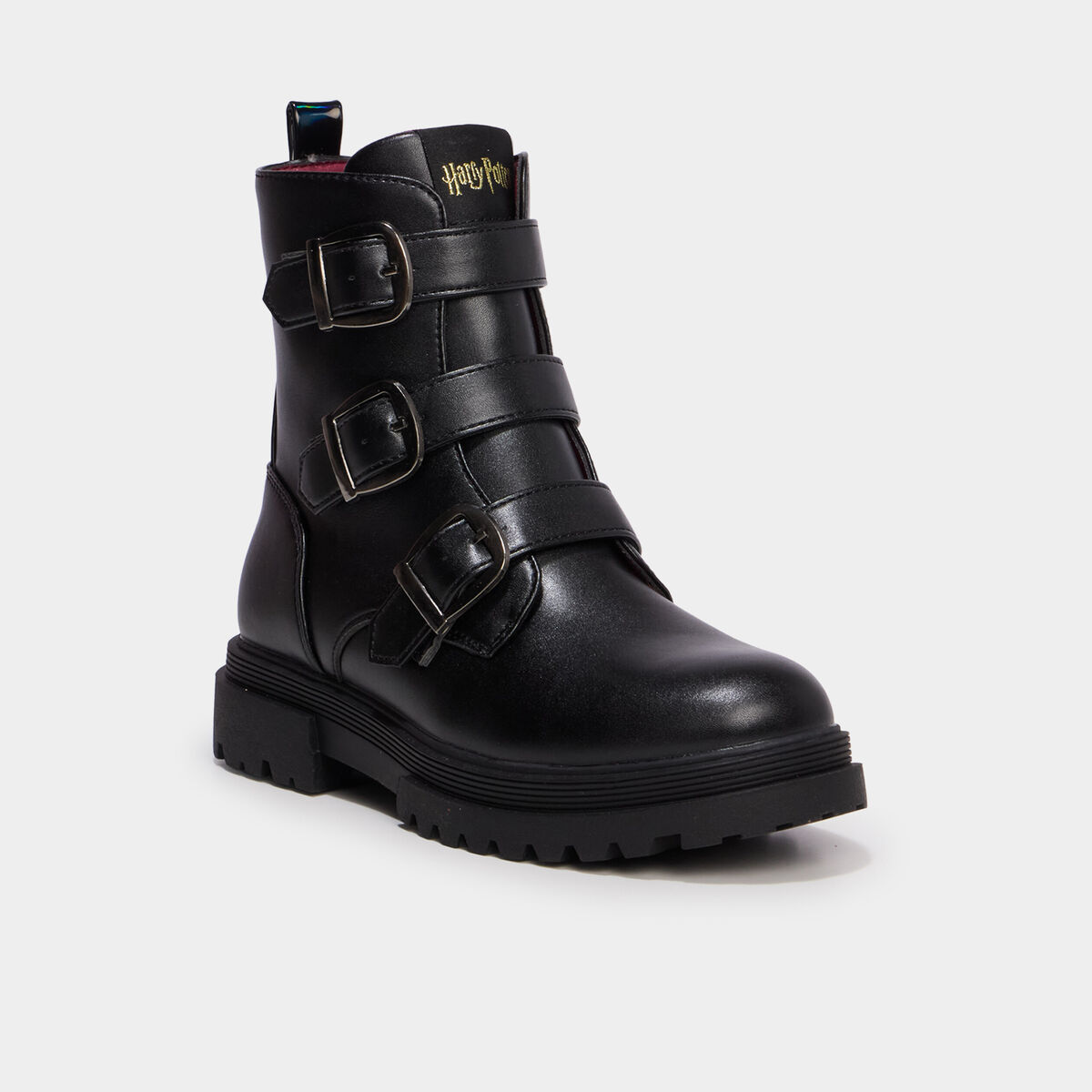 Boots avec boucles Harry Potter noir fille
