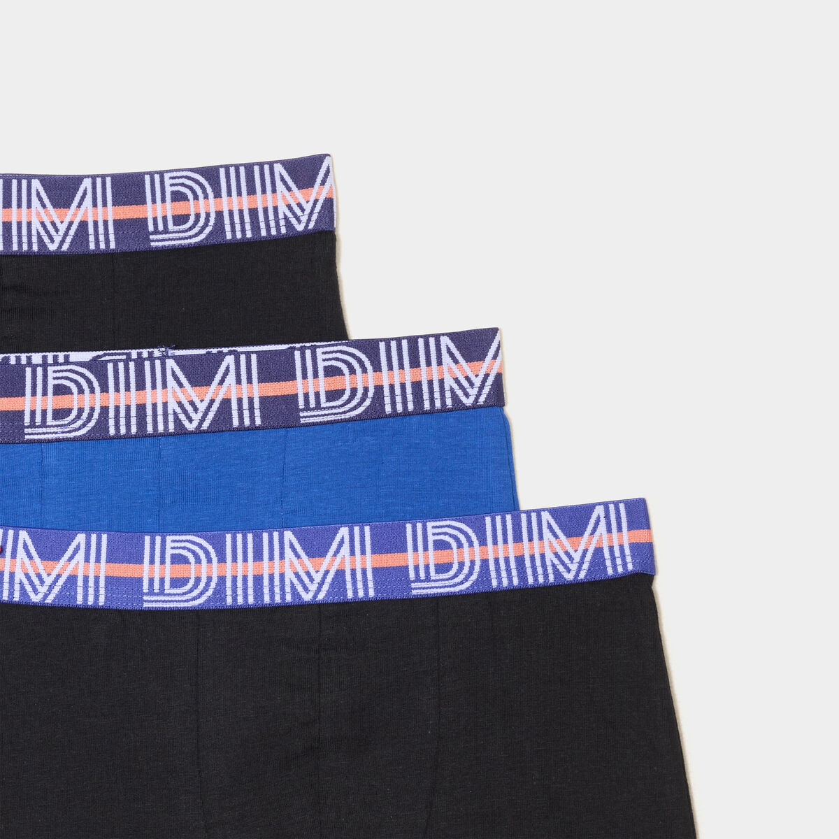 Lot 3 boxers Éco DIM bleu garçon