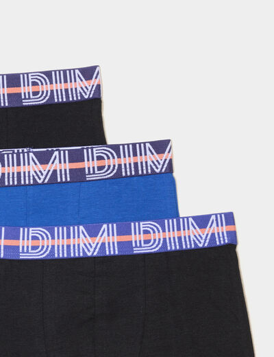 Lot 3 boxers Éco DIM bleu garçon