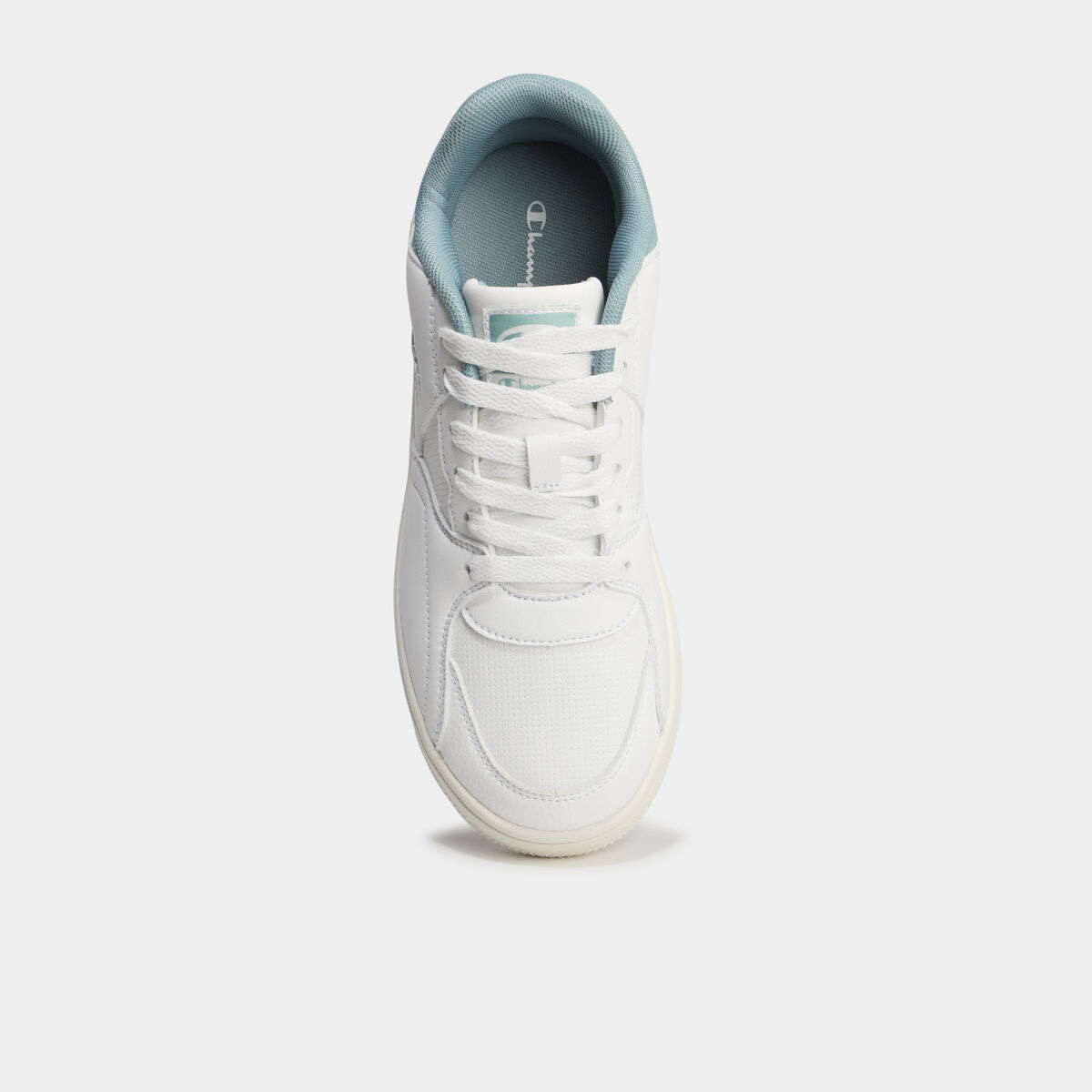 Tennis basses &agrave; lacets Champion vert femme