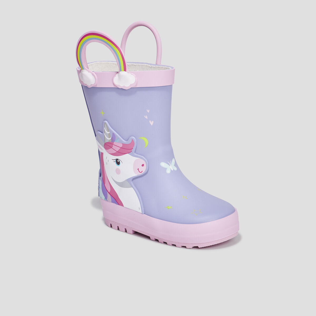 Bottes de pluie multicolore bébé fille