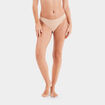 String microfibre sans coutures beige femme