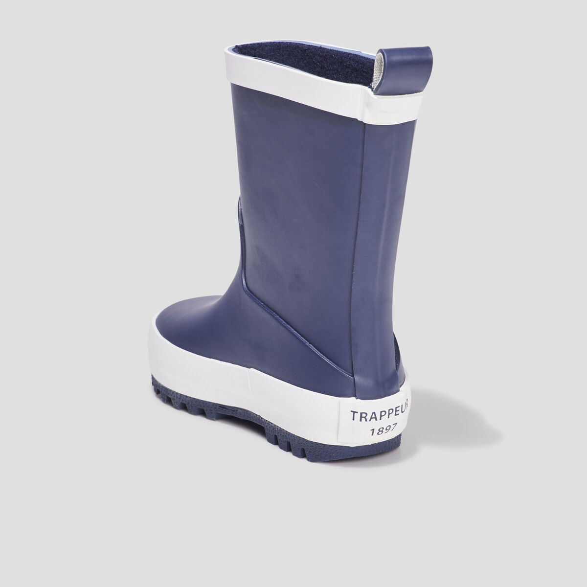 Bottes de pluie Trappeur bleu marine b&eacute;b&eacute; gar&ccedil;on