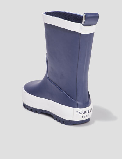 Bottes de pluie Trappeur bleu marine bébé garçon