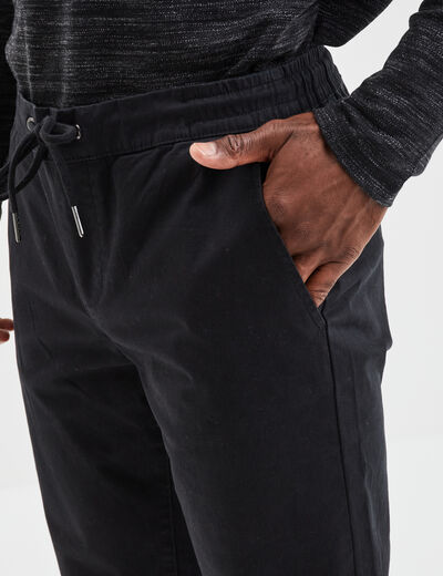 Pantalon jogpant noir homme
