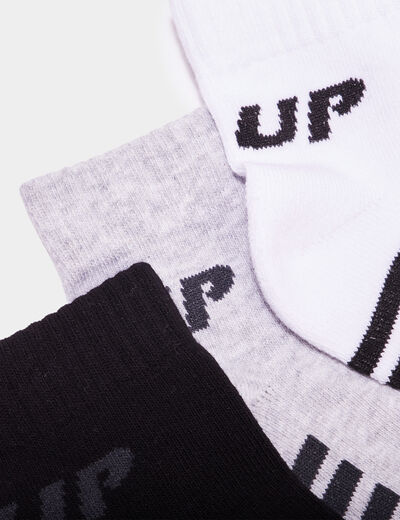 Lot 5 paires socquettes multicolore homme