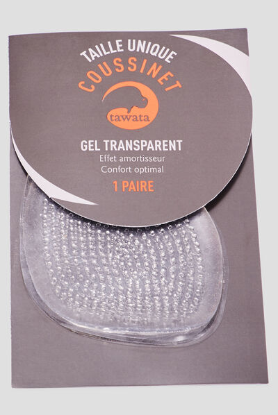 Coussinets gel transparent Tawata blanc femme
