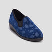 Chaussons emboîtants bleu marine femme