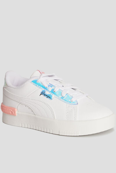 Tennis basses à lacets Puma Jada Crystal blanc fille