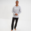 Ensemble pyjama 2 pièces coton gris clair homme