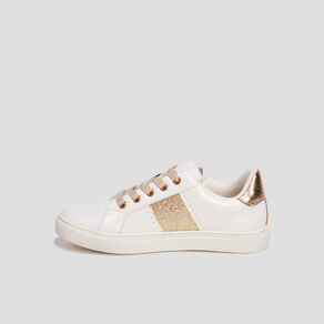 tennis zippees creeks blanc fille Tennis zippées Creeks blanc fille