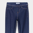 Jegging taille standard coton bleu fille