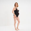 Maillot de bain une pièce grossesse noir femme maternité