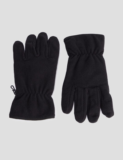 Gants noir homme