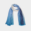 Foulard &agrave; paillettes bleu femme