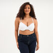 Soutien-gorge corbeille embo&icirc;tant blanc femme grande taille