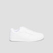 Tennis basses à lacets blanc homme