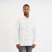 Chemise manches retroussables ivoire homme