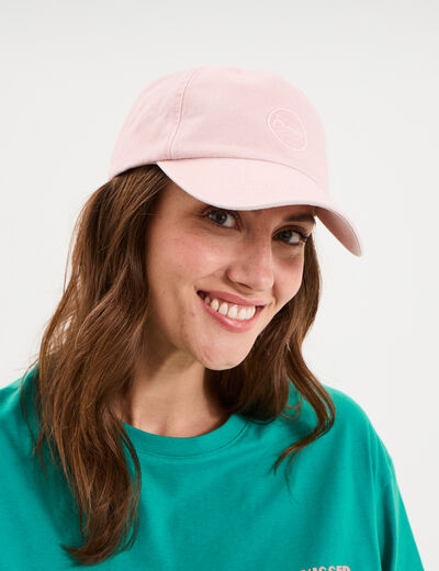 Casquette rose femme
