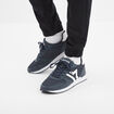 Chaussures running &agrave; lacets bleu fonc&eacute; homme