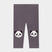 Legging coton avec patchs gris foncé bébé fille