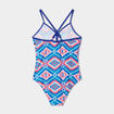 Maillot de bain une pièce bleu fille