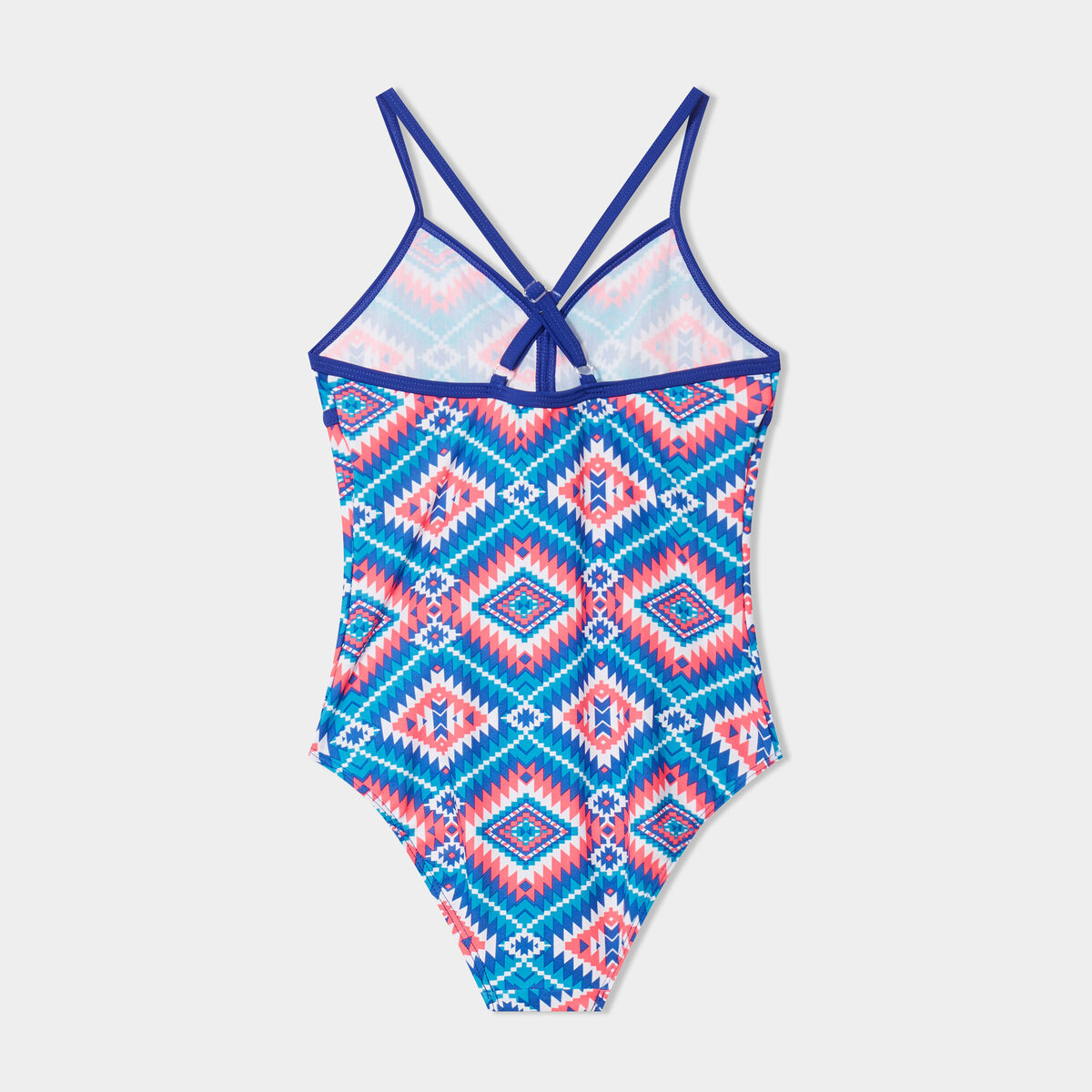 Maillot de bain une pièce bleu fille